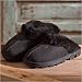 Women's Coquette UGG Slippers, BLACK, Size 8