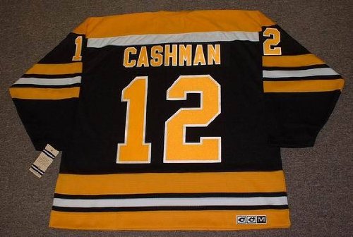 Buy WAYNE CASHMAN Boston Bruins 1974 CCM Vintage Throwback Away Hockey Jersey