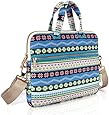 Kayond Canvas Fabric Ultraportable Neoprene 15-15.6 Inch Laptop / Notebook Computer / Macbook Pro / Macbook Sleeve Office Tote Briefcase Carry Case (15-15.6 Inches, Popular Blue)