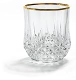 Cristal D'Arques Longchamp Gold Old Fashioned, Set of 4