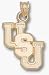 Utah State Aggies Diagonal USU Pendant - 14KT Gold Jewelry