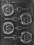 100 LOLLY Letters & Numbers Candy Mold Chocolate