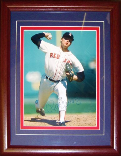 Roger Clemens Autographed/Hand Signed Framed Boston Red Sox 8x10 Photo