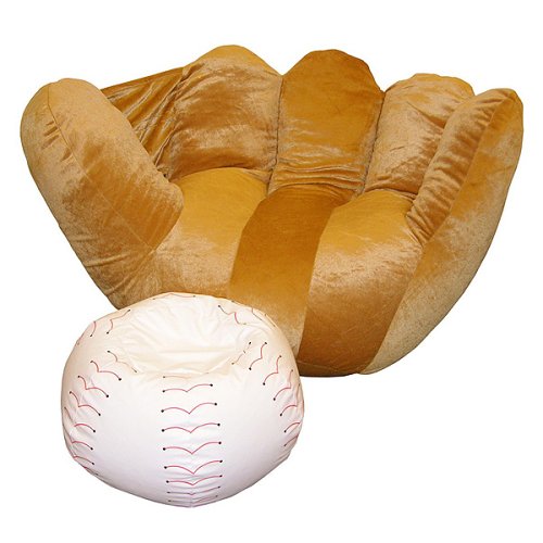 Kitchen: Baseball Glove Chair and Ottoman