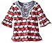 Mud Pie Baby Girls' Whale Tunic, Blue, 9 12 Months