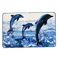 Jumpin' Dolphins Bath Rug