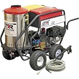 NorthStar Gas Powered Wet Steam & Hot Water Pressure Washer with Honda Engine - 3000 PSI, 4 GPM