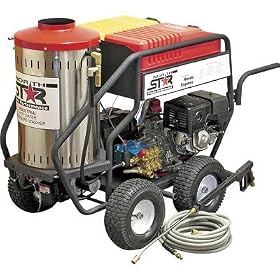 NorthStar Gas Powered Wet Steam & Hot Water Pressure Washer with Honda Engine - 3000 PSI, 4 GPM