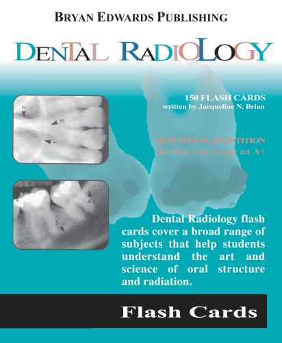 dental radiology flash cards