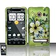 HTC Evo 4G Accessory - Green Hibiscus Hawaii Flower Design Protective Hard Case Cover for Sprint