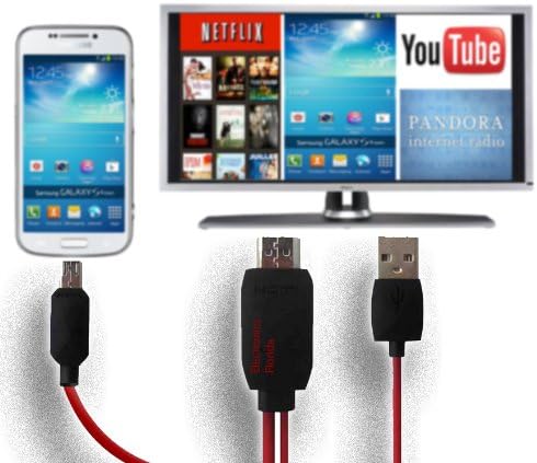 Electronics Florida(TM) MHL Micro USB 11pin to HDMI Cable Adapter for Samsung Galaxy S3 S4 Note 2.