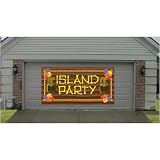 10' Island Party Giant Greeting Banner