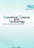 Acoustical Science and Technology