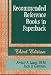 Book Recommended Reference Books in Paperback: