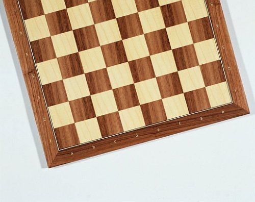 Weible Spiele 2153 Schachbrett aus Nussbaum+Ahorn Feldgrösse 45mm