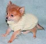 Pooch+PlusTM Sweater, Beige, Small