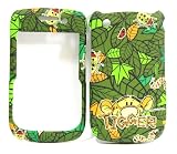 Disney Winnie the Pooh Jungle Tigger Rubber Texture Snap on Cell Phone Case for Blackberry Curve / Curve 3G / 8520 / 8530 / 9300 + Microfiber Bag