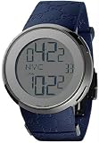 Men's I-Gucci 114 Series Digital Blue Strap