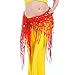 BellyLady Belly Dance Hip Scarf Shawl With Fringe Tribal Triangle Tassles Wrap