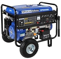 Hot Sale DuroMax XP8500E 8,500 Watt 16 HP OHV 4-Cycle Gas Powered Portable Generator With Wheel Kit And Electric Start