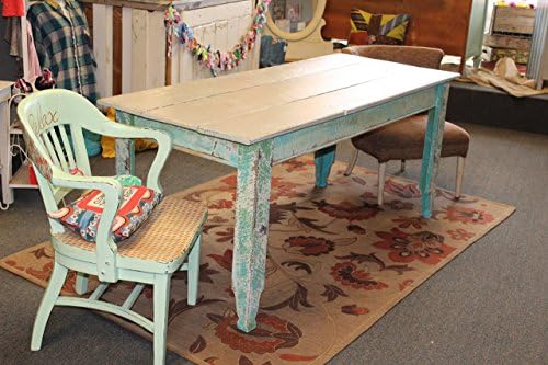 Beach Inspired Farm Table