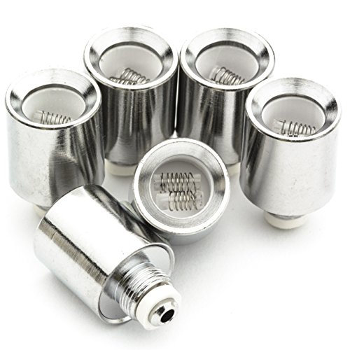 Coil Monster Replacement Dual Quartz Coil Heating Elements, 6 Cartridges