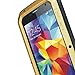 ELECDAY Newest Extreme Shockproof Waterproof Dust/Dirt/snow Proof Armor Tank Aluminum Metal Gorilla Glass Military Heavy Duty Protector Cover Hard case for Samsung Galaxy S5 (Gold)
