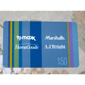 $50 Gift Card - HomeGoods, TJ Maxx, Marshalls, A.J. Wright