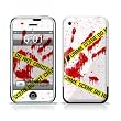 Crime Scene Revisited Design Protective Skin Decal Sticker for Apple iPhone (2G)1st Generation