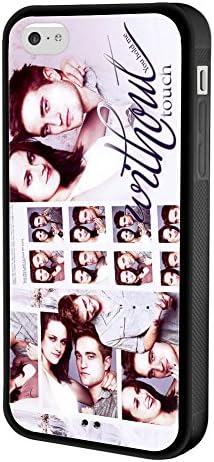 iPhone 5c case, Customize Factory Love Movie The Twilight Saga Electroplating Tire tread pattern TPU Rubber Frosted Black iPhone 5c Case Neverfade Scratchproof Ametabolic case
