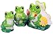 Frog Ceramic Salt & Pepper Shaker/Napkin Holder