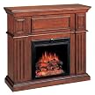 Jackson Wall/Corner Electric Fireplace - Mahogany (18")