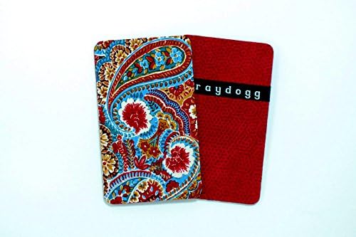 Credit Card Holder in Paisley Design Fan Out Id/business Card Holder