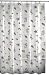 Vinyl Shower Curtains - Maytex Lucy PEVA Shower Curtain, Green