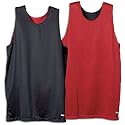 Eastbay Men's Basic Reversible Mesh Tank ( sz. XXL, Black/Scarlet )