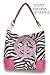 Handbags Purse Zebra Print Peace Sign Tote Bags