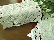Delicate Handmade Cutwork Cotton tissue box cover-Green