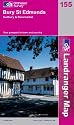 Bury St.Edmunds, Sudbury and Stowmarket (Landranger Maps)