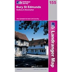 Bury St.Edmunds, Sudbury and Stowmarket (Landranger Maps)