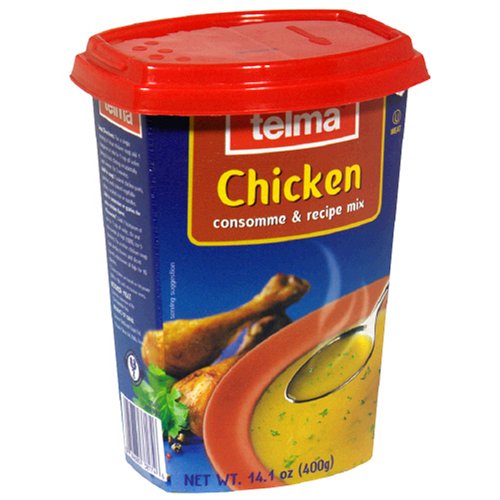Telma, Chicken Consomme Mix (Meat), 14.1-Ounce Units (Pack of 5) by Chicken Meat
