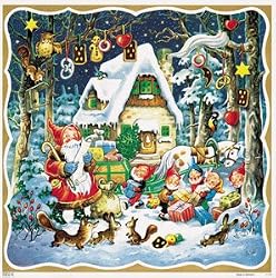 Advent Calendar - Santa with Elves