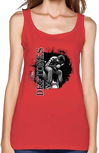 Mid Screen Shot Of Chino The Deftones Women's Customized Tank Top Red XL For Adults