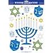 Hanukkah Vinyl Glitter Window Clings
