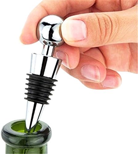 Tapered Stopper Vacuum Sealed Wine Bottle Stopper, Preserver Pump Sealer Bar Stopper Keep Your Best Wine Fresh Fits 750ml Red Wine Bottle Stopper