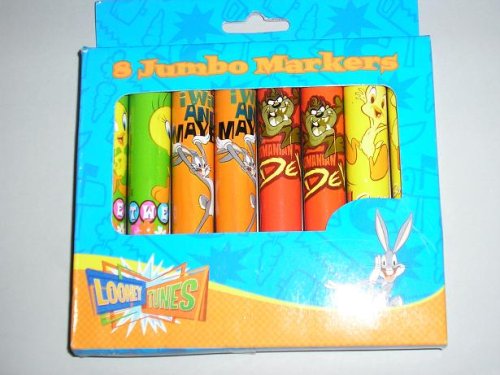 Looney Tunes 8 Pc Jumbo Color Markers