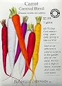 Organic Carrot Seeds Carnival Blend 1000 Seeds