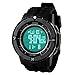 Hiwatch Mens Watches Waterproof Digital Black Wrist Watch for Men Women
