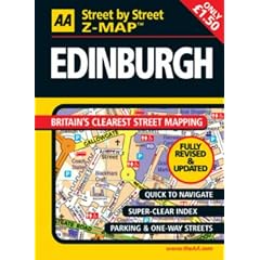 AA Street by Street Z-map Edinburgh