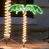 Small Ropelight Palm Tree