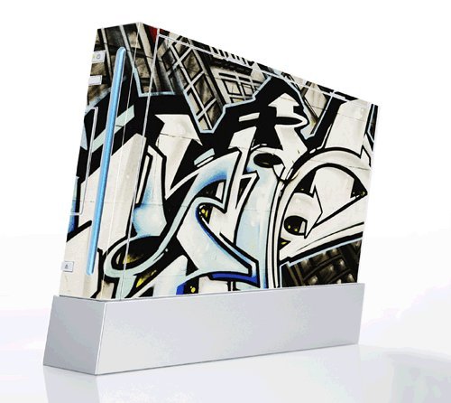 Grafitti Decorative Protector Skin Decal Sticker for Nintendo Wii Console